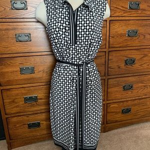 Geometric print dress